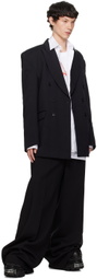 VETEMENTS Black Tailored Trousers