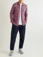 Faherty - Legend Checked Stretch-Flannel Shirt - Red