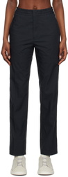 ZEGNA Navy Elasticized Trousers