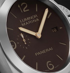 Panerai - Luminor 1950 Marina 44mm Automatic Titanium Watch, Ref. No. PAM00352 - Brown