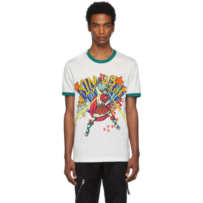 Photo: Dolce and Gabbana Off-White Giulio Cesare T-Shirt