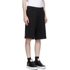 Versace Jeans Couture Black Logo Sweat Shorts