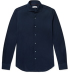 Loro Piana - Slim-Fit Cotton-Jersey Shirt - Blue