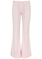 Juicy Couture Heritage Logo Velour Sweatpants Light Pink