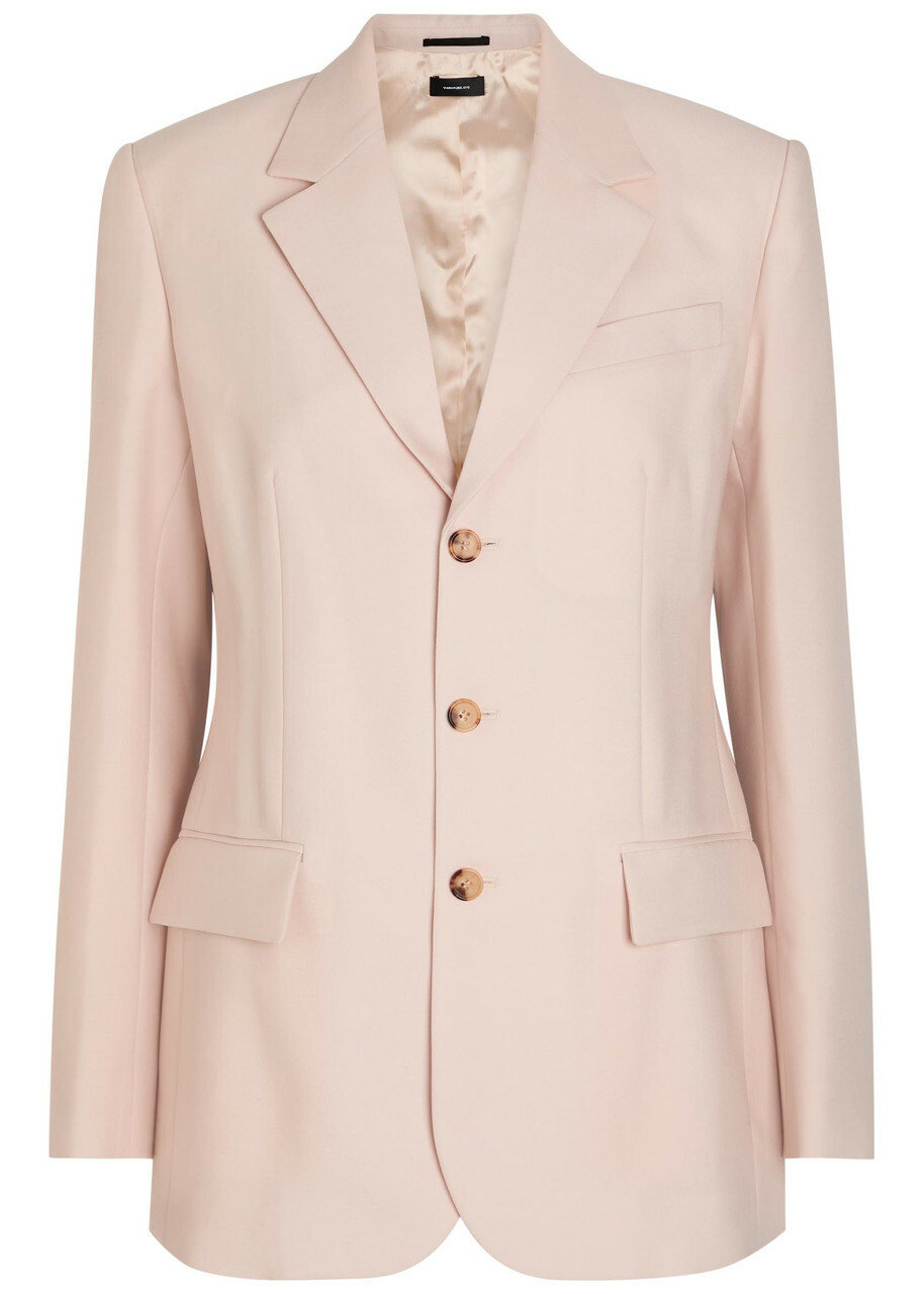 Wardrobe.nyc Wool Blazer Light Pink