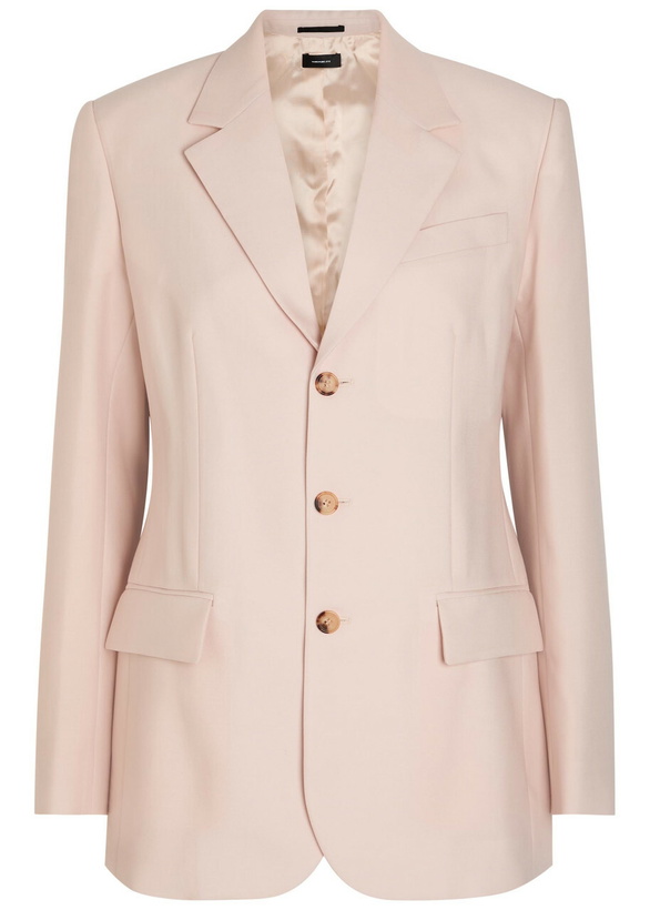 Photo: Wardrobe.nyc Wool Blazer Light Pink