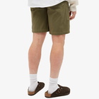 A.P.C. Men's Melbourne Canvas Fatigue Shorts in Khaki