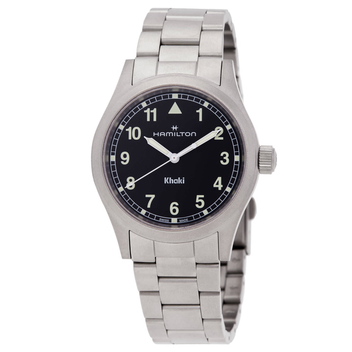 Photo: Hamilton Khaki Navy Scuba Automatic Black Dial Watch H82415330