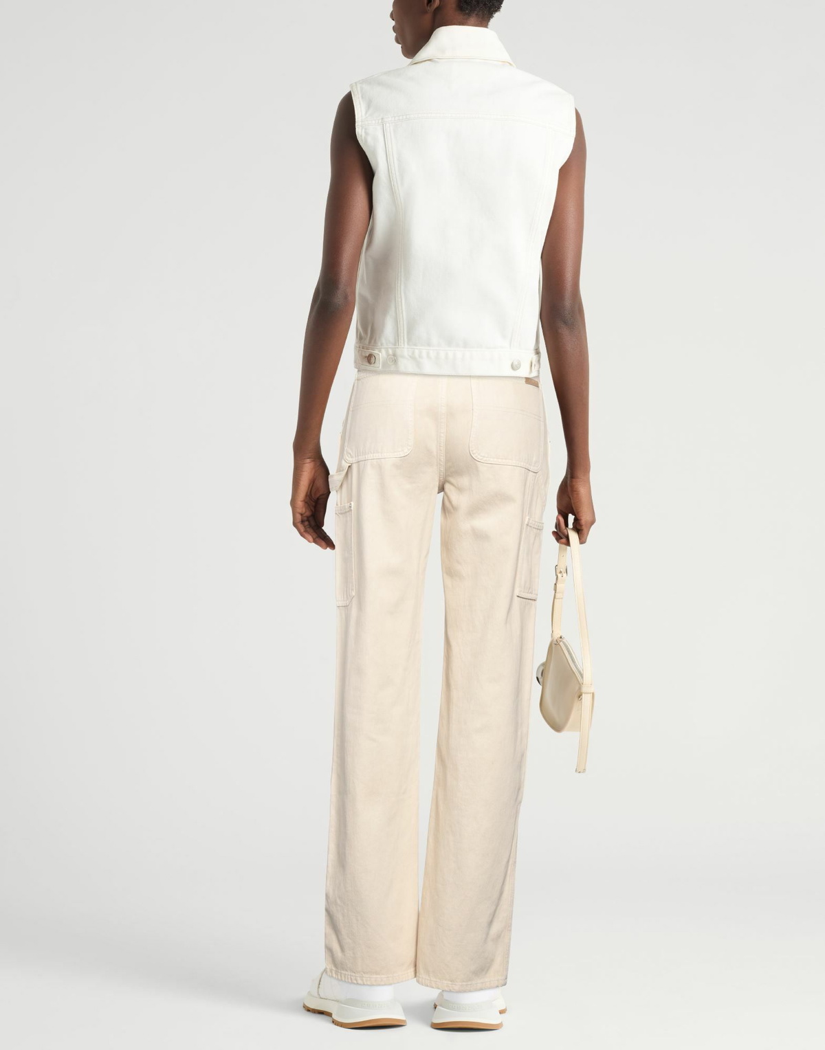 Helmut Lang Womens Jeans in Beige
