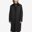 Dries Van Noten Men's Rank Wool Coat in Black