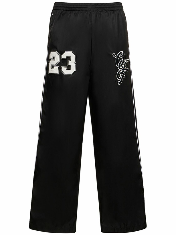 Photo: OFF-WHITE - Natlover Nylon Varsity Track Pants