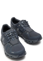 ON Cloud 6 Panelled Mesh-knit Sneakers Navy