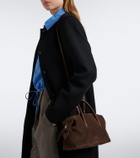 DeMellier Stockholm Small suede top-handle bag