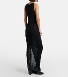 Rick Owens Cantilever embellished leather boots