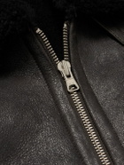 NN07 - Atkinson 8173 Shearling Bomber Jacket - Black