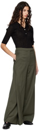 Blossom Khaki Flap Trousers