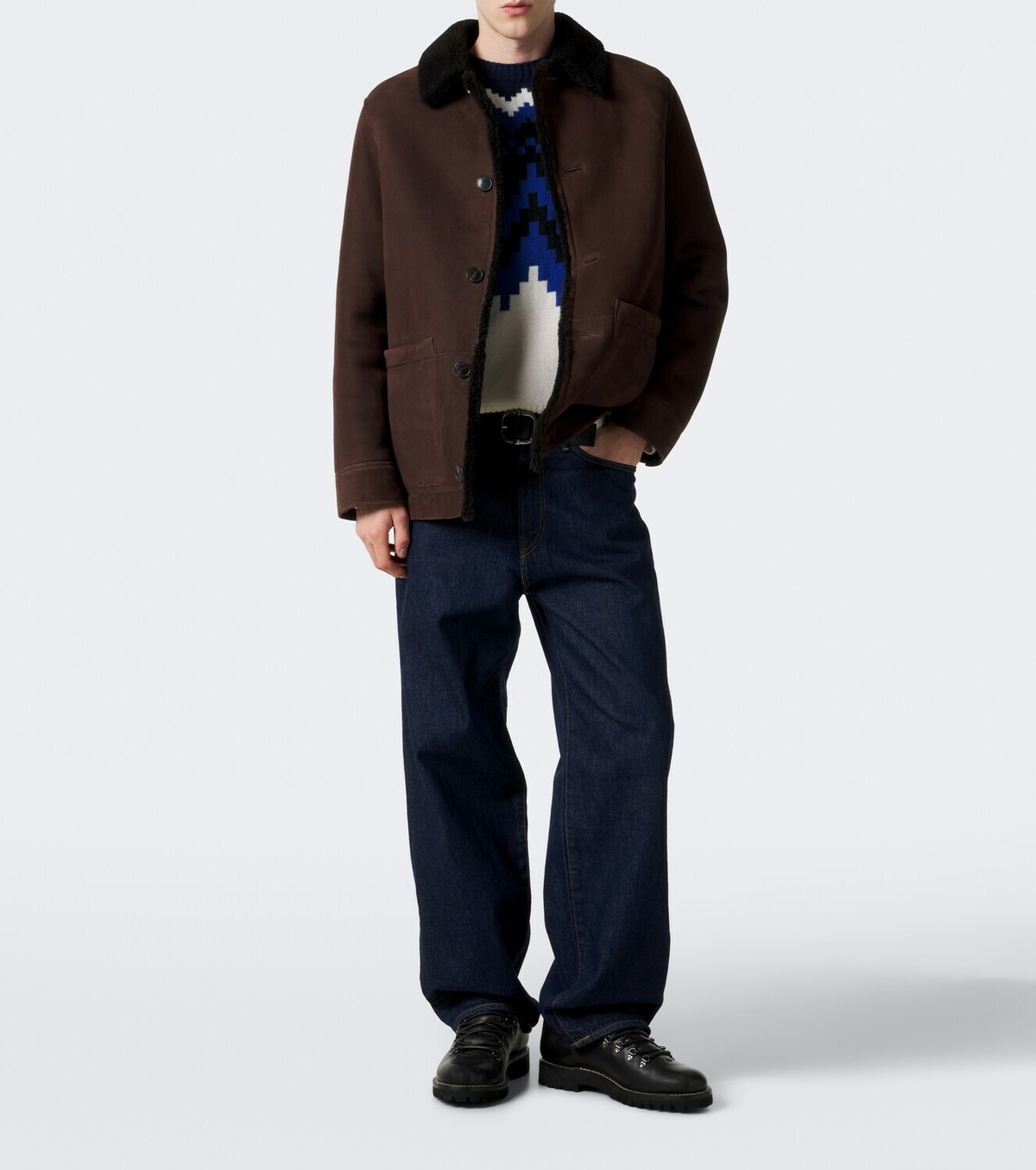 Canada Goose Eri intarsia wool and alpaca sweater
