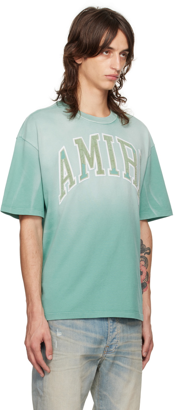AMIRI ミントグリーン Tシャツ S AMIRI Blue Vintage Oversized T-shirt Amiri