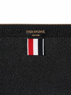 THOM BROWNE - Medium Pebbled Leather Zip Pouch