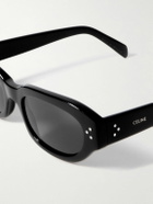 CELINE - Oval-Frame Acetate Sunglasses