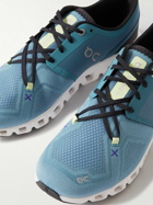 ON - Cloud X3 Rubber-Trimmed Mesh Running Sneakers - Blue