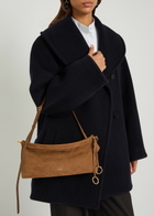 Alaïa East West Medium Nubuck Shoulder bag - Brown - One Size