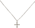 Dolce & Gabbana Silver Cross Necklace