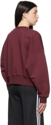 adidas Originals Burgundy Adicolor Essentials Fleece Sweatshirt