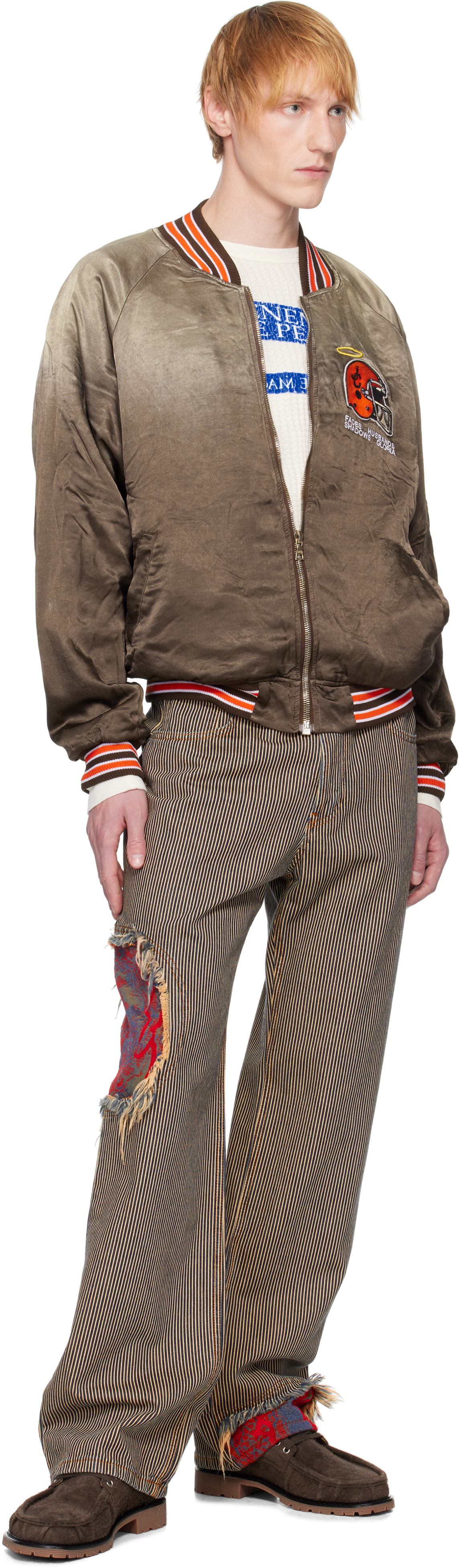 PALY Brown Cassavettes Bomber Jacket