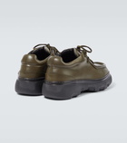 Burberry Leather platform lace-up loafers