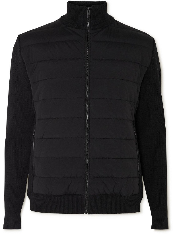 Photo: Fusalp - Lissandre II Rib-Knit and Quilted Shell Jacket - Black