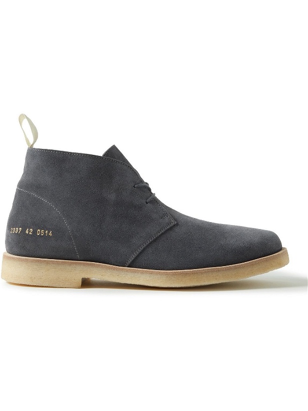 Photo: Common Projects - Suede Chukka Boots - Black
