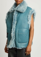 Arma Edha Reversible Wool Gilet Dark Blue