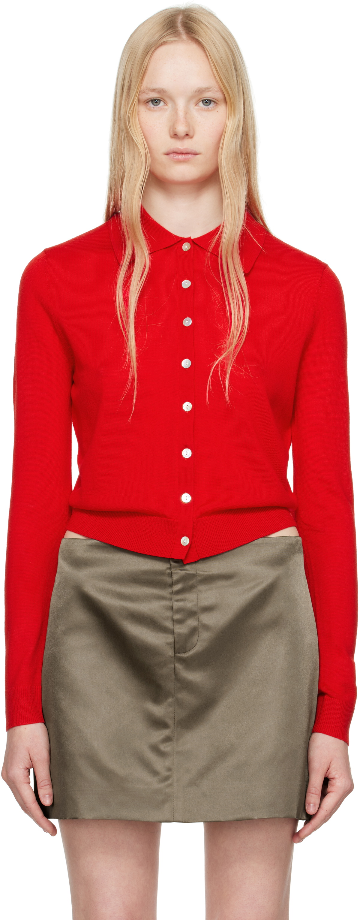 Sandy Liang Yellow Gal Cardigan Sandy Liang