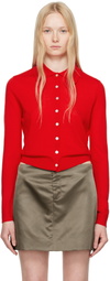 Sandy Liang Red Summers Cardigan