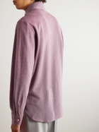 Stòffa - Slim-Fit Cotton-Piqué Shirt - Pink