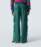 ERL High-rise cotton cargo pants