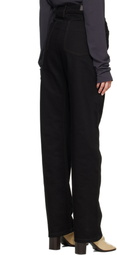 LEMAIRE Black Five Pockets Twisted Jeans