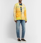 KAPITAL - Patchwork Bandana-Print Cotton-Blend Shirt - Yellow