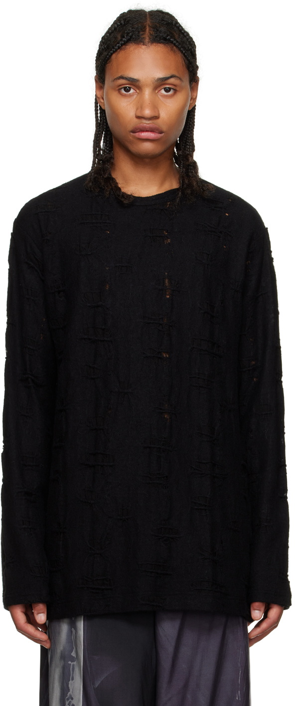 Yamamoto Tassel-Design Knitted Sweater