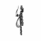 Shrimps Women's Clip on Long Diamante Earring in Black