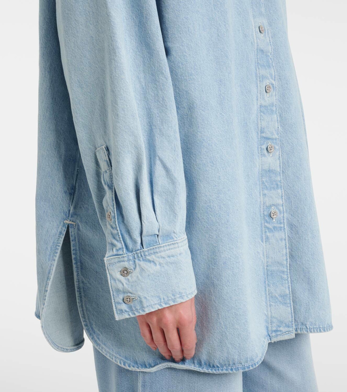 7 For All Mankind Nina oversized denim shirt