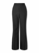 Valentino Garavani - Flared Twill Trousers - Black