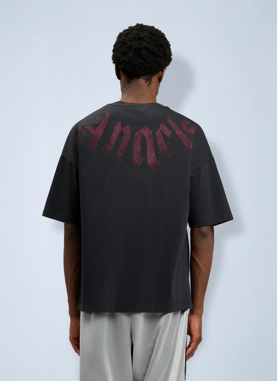 Palm Angels Big Neck Logo Loose T-Shirt