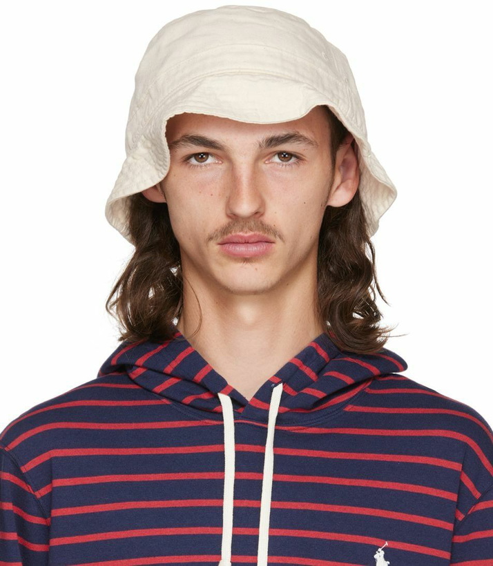 Photo: Polo Ralph Lauren SSENSE Exclusive Off-White Bucket Hat