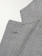 Canali - Kei Slim-Fit Micro-Checked Wool Suit Jacket - Gray