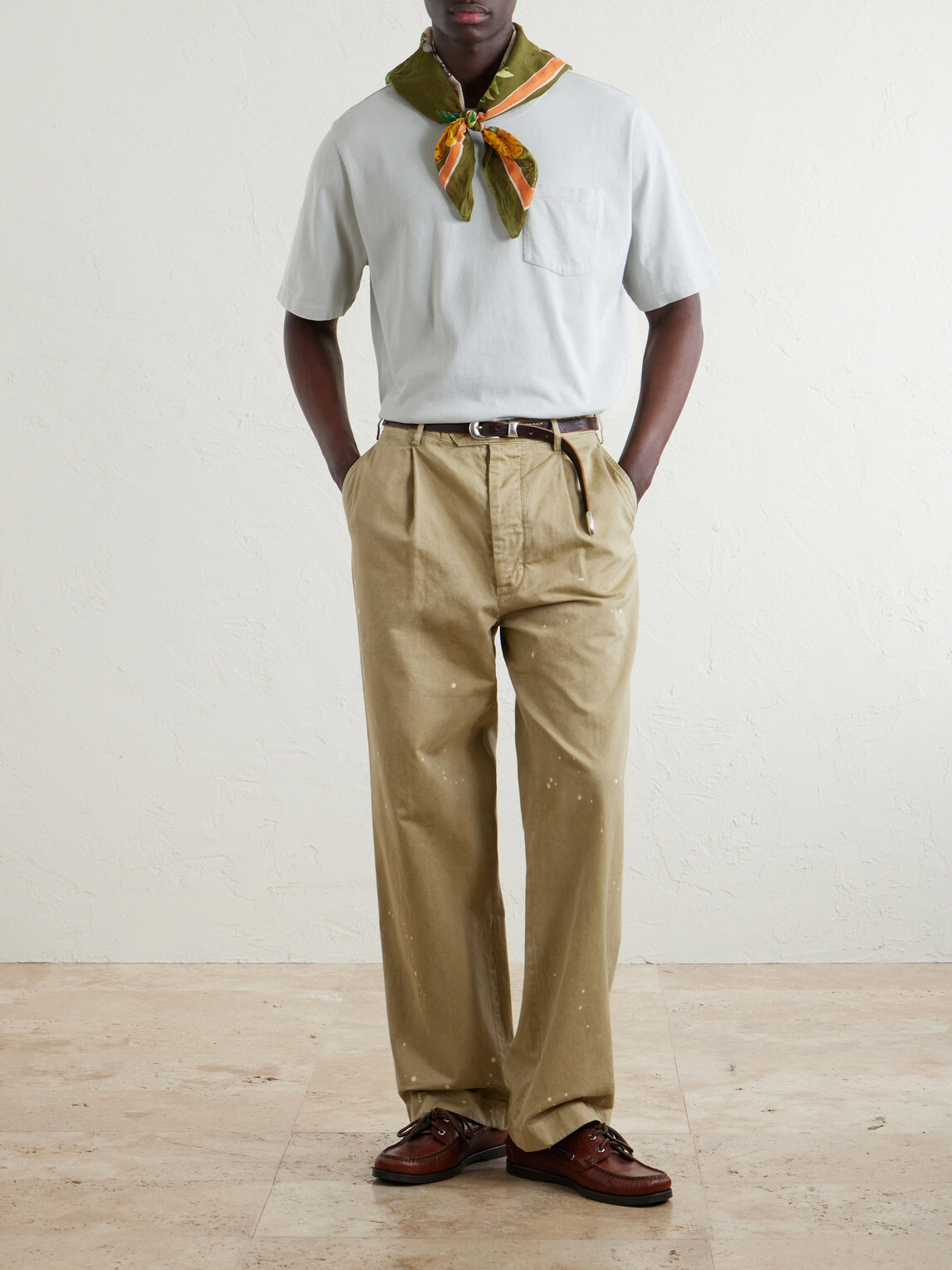 Corridor - Garment-Dyed Cotton-Jersey T-Shirt - Gray
