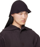HOMME PLISSÉ ISSEY MIYAKE Brown Crochet Hat