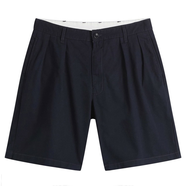 Photo: Service Works Men's Twill Part Timer Shorts in Dark Navy