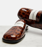 Givenchy Logo patent leather loafers